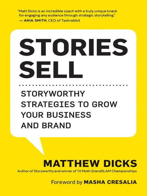 Title details for Stories Sell by Matthew Dicks - Available
